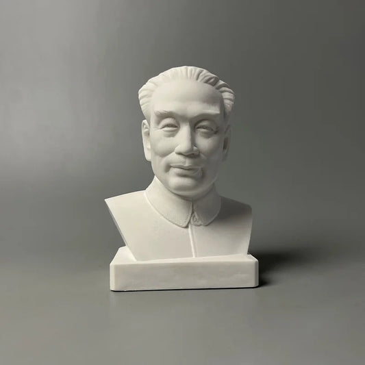 Zhou Enlai Model Plaster Figure Sculpture Art Decoration Ornament Interior Art Living Room Figurines Desktop Decor Statue Modern