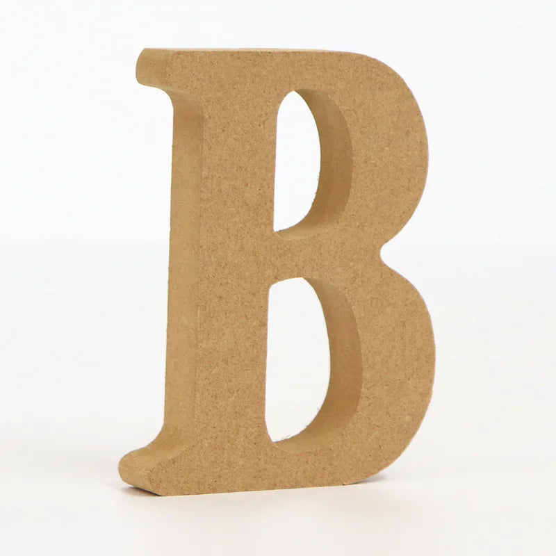 Wooden English Letters And Numbers Ornaments Wooden Crafts Diy Creative Decorative Home Decorations Personalised Name Design