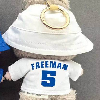 Labubu Doll Clothes 15/17cm Labubu Clothes Sitting Party Number 17 Baseball Clothes Children'S Diy Doll Accessories Gift