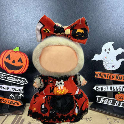 For Lafufu Clothes Mini Doll Clothing Accessories Halloween V1 V2 V3 Outfit Plush Toy Costume Decoration Labbubu Have a Seat