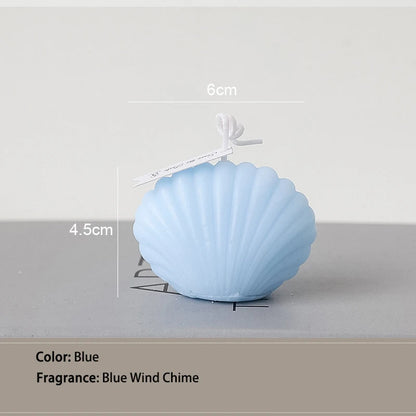 Shell Shape Scented Aromatic Candles Natural Soy Wax Candles Aesthetic Aromatherapy Candle Home Decoration Background Props