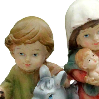 Nativity Figurine Statue Christmas Gift Mini Christian for Desktop