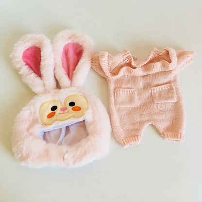 30cm Doll Lina Doll Clothes Plush Toy Set Teddy Bear Kawaii Anime Accessories Dress Up Cute Cartoon Friends Holiday Gift