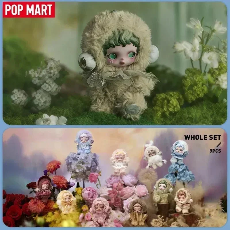 POP MART SKULLPANDA L Impressionnisme Series Plush Doll Surprise Mystery Box Kawaii Anime Action Figure Blind Box Toy Girls Gift