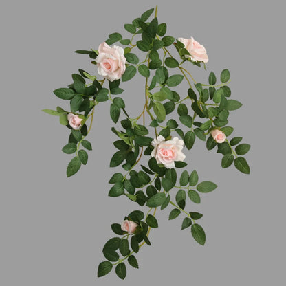 Rose series Wall hanging Flower Decor Floral Rattan diy Wedding living room Reception decoration  Accessories Events Party Props
