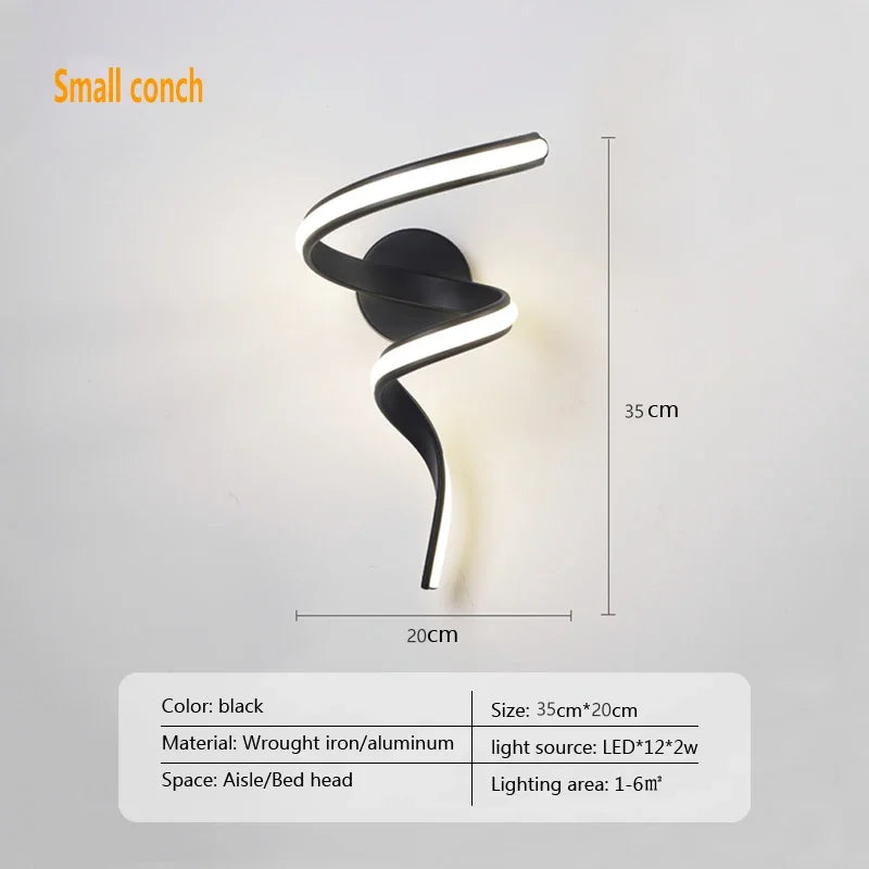 Modern Minimalist LED Wall Lamp Home Indoor Decor wall Sconce For Living Room Bedroom Bedside Lustres Backgroud Light Decoration