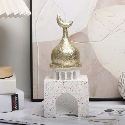 1pc Middle Eastern Style Resin Statue Decor, Indoor Ornament for Living Room, Multi-Room Compatible, No Power Required