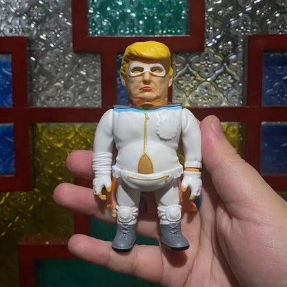 10cm Donald Trump 2024 1/18 Model Empire Savior Cyber Trump 3.75'' Action Figure Doll Funny Toys Kids Christmas Gifts
