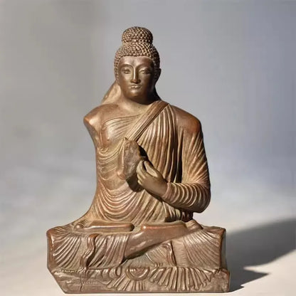 Gandhara Statues Meditation Sitting Statues Zen Home Study Tea Room Decoration Ornaments Art Figurine Decor Home Office Decor
