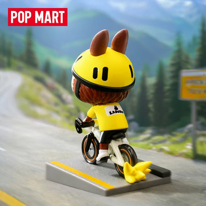 POP MART LABUBU THE MONSTERS Summer Cycling Series Blind Box Toys Kawaii Anime Action Figure Surprise Mystery Box Dolls Girls