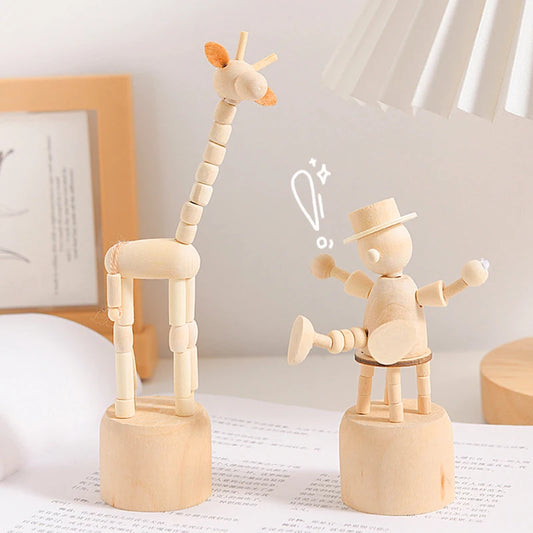 Cute Dancing Puppet Ornament Series Kawaii Animal Ornament Bedroom Desktop Ornament Birthday Gifts for Children