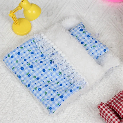 Clothing For Labubu The Monsters Doll's Clothes Vinyl Face Outfit Accessories DIY Kid Gift Pajamas And Bedding Slippers FM04C