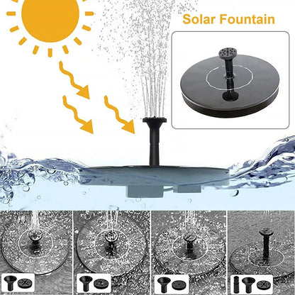13cm, 16cm, 18cm Floating Solar Fountain Pumps - Your Key to Gorgeous Bird Baths and Garden Pond Decor