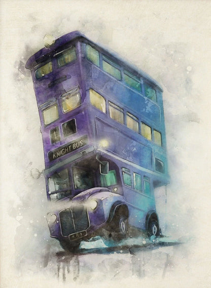 Wizard Inspired H-Hogwarts Poster Owl Magical School Castle Pumpkin House Canvas Painting Nursery Wall Art Kids Room Home Decor