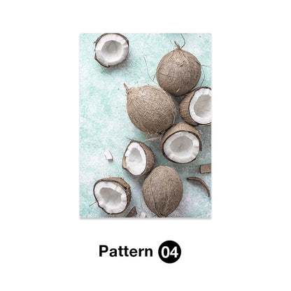 Fresh Summer Tropical Ocean Beach Shell Wall Art Canvas Painting Posters and Prints Aesthetic Pictures for Living Room Decor