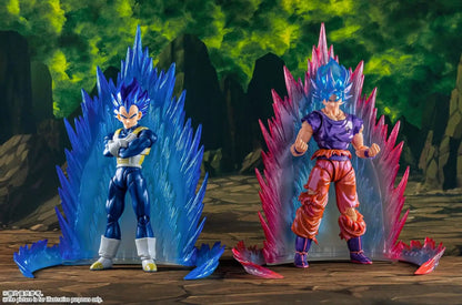 Dragon Ball démoniaque ajustement DF SHF bleu profond végéta Super Saiyan Anime figurine jouet modèle cadeau