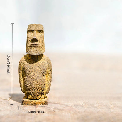 Nordic Style Creative Character Stone Statue Handicrafts Handmade Ornaments Study Tea Pet Imitation Cast Iron Home Decoration