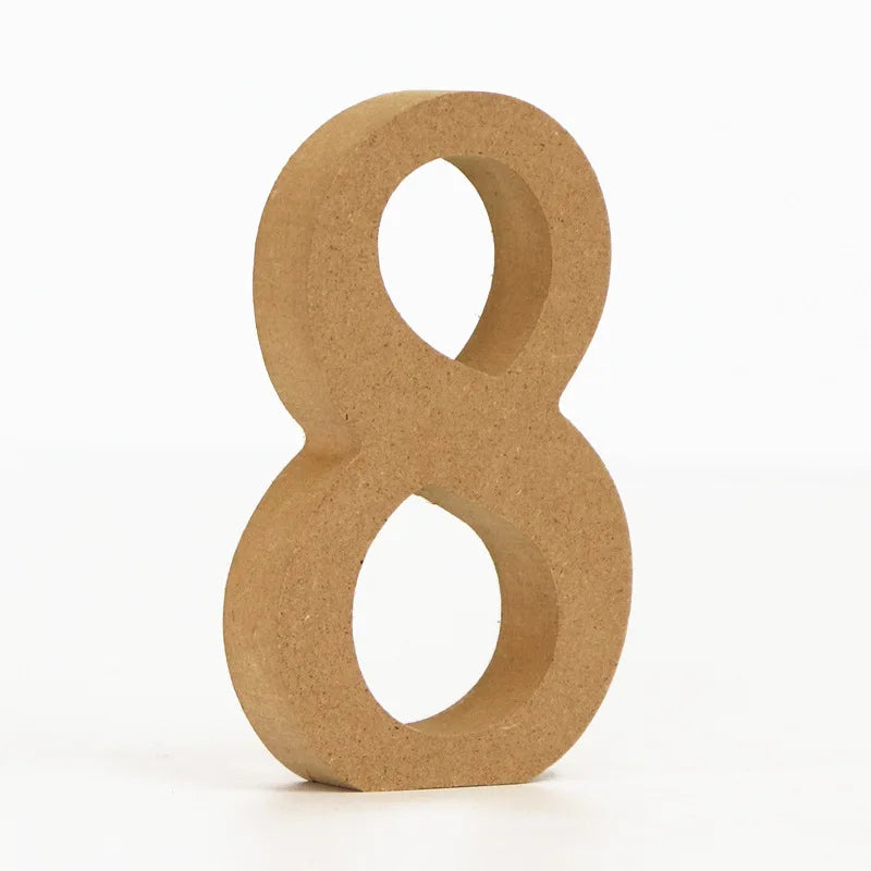 Wooden English Letters And Numbers Ornaments Wooden Crafts Diy Creative Decorative Home Decorations Personalised Name Design