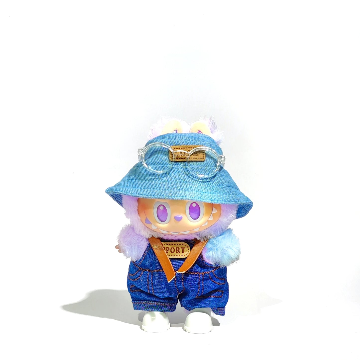 Lafufu Doll Cloth Replacement  Clothes Eyeglasses Overalls Shoes Headset for One Two Three Generations Accessories