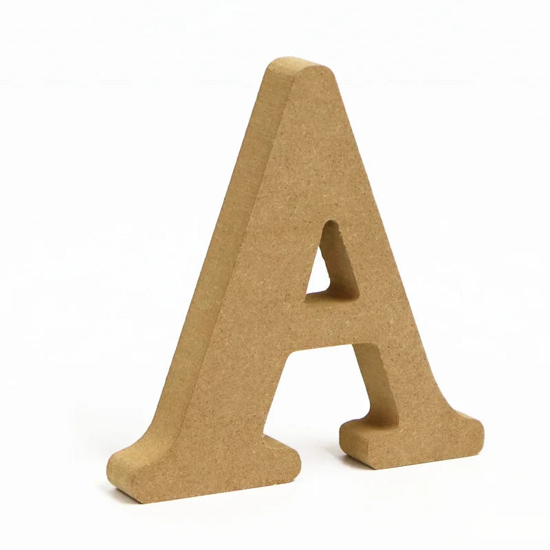 Wooden English Letters And Numbers Ornaments Wooden Crafts Diy Creative Decorative Home Decorations Personalised Name Design