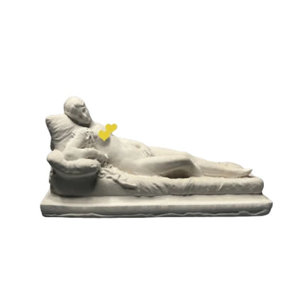 Retro Roman Art Senior Niche Home Living Room Luxury Decoration Relief Plaster Sculpture Personality Desktop Miniature Ornaments