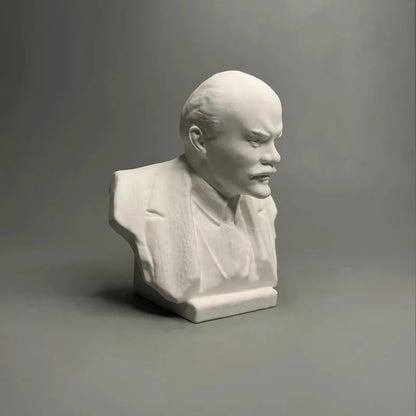 Lenin's Great Man Gypsum Statue Art Sculpture Desktop Decoration Advanced Bookshelf Wine Cabinet Decoration Birthday Gift