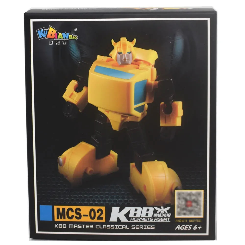 Transformation Bee MCS-02 MCS02 KBB KO Newage G1 Mini Pocket Series 10cm Hornets Agent Action Figure Toys Robots Kids Gifts