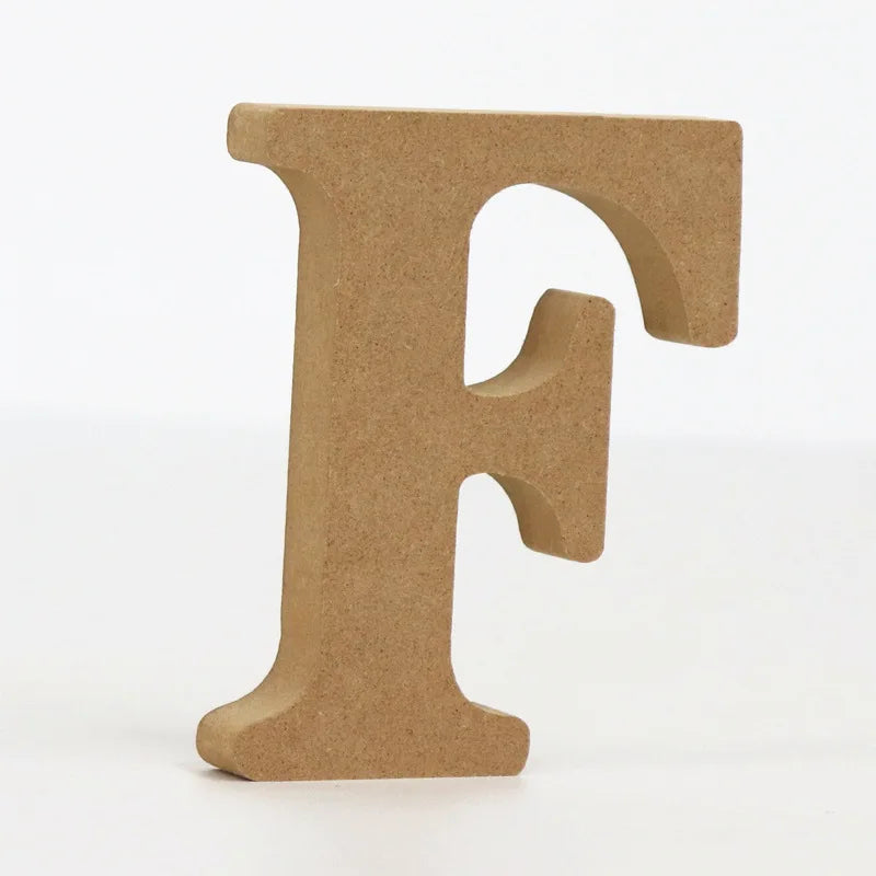 Wooden English Letters And Numbers Ornaments Wooden Crafts Diy Creative Decorative Home Decorations Personalised Name Design