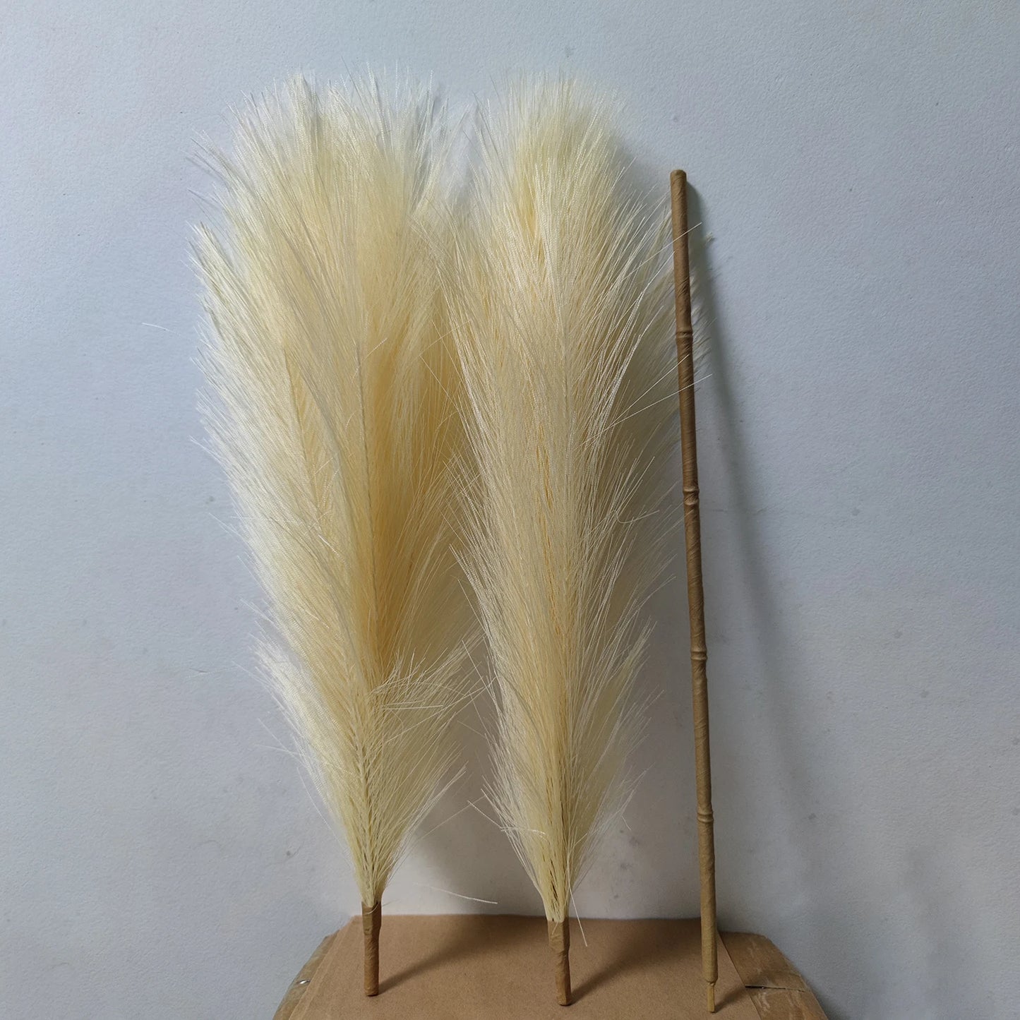 110cm Large Artificial Pampas Grass Fluffy Faux Pampas Grass For Vase Home Wedding Boho Decor Fake Flowers Plants for Decoration