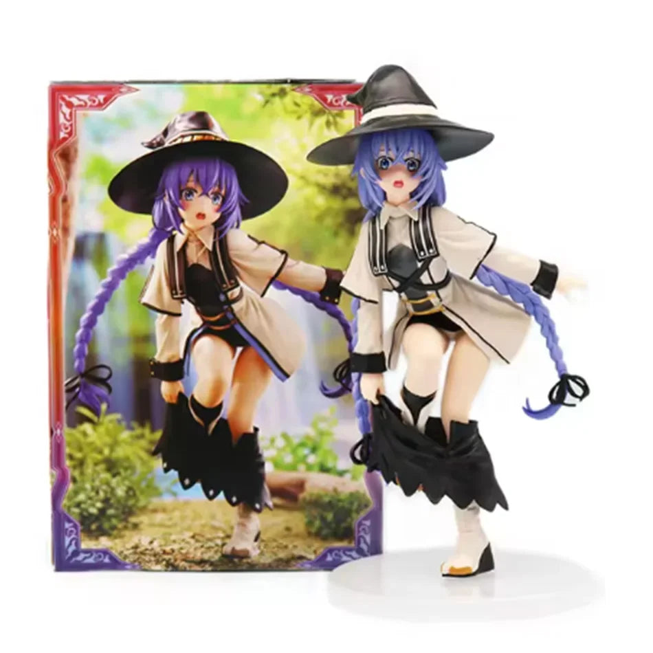 25cm Magician Roxy Migurdia Action Figure Mushoku Tensei：Jobless Reincarnation Anime Figure PVC Adult Collection Model Doll Toys