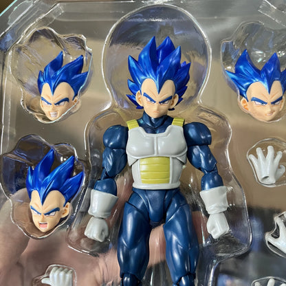 Dragon Ball démoniaque ajustement DF SHF bleu profond végéta Super Saiyan Anime figurine jouet modèle cadeau