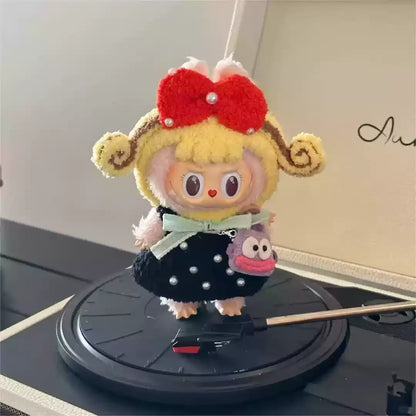 New In Stock V1 V2 Lafufu Clothes Handmade Art Weaving Toys Anime Cute Lafufu Surrounding Toys Gifts Decoration Pendant  Set