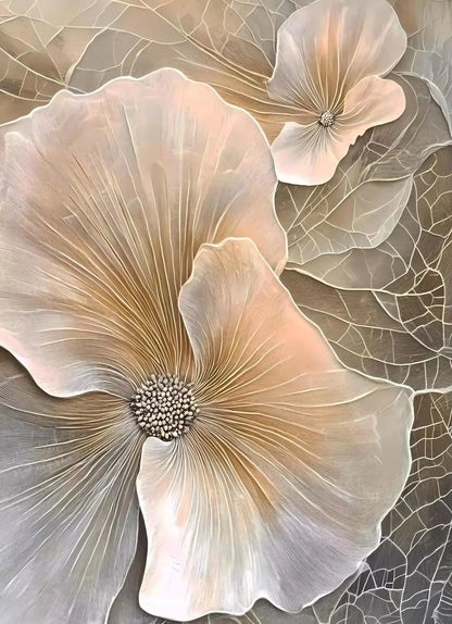 Neutral Modern Plant Art Abstract Minimalist Beige Black Flower Poster Canvas Printing Living Room Bedroom Home Decoration Gift