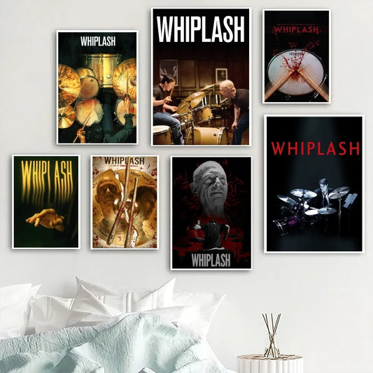 Classic Movie Whiplash Poster Home Room Decor Livingroom Bedroom Aesthetic Art Wall Painting Stickers