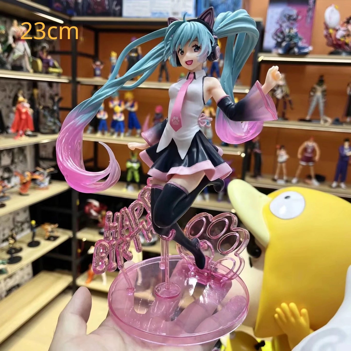 New Anime Miku Cute Kawaii Virtual Singer Miku Manga Statue Figurines Pvc Action Figure 15~25cm
