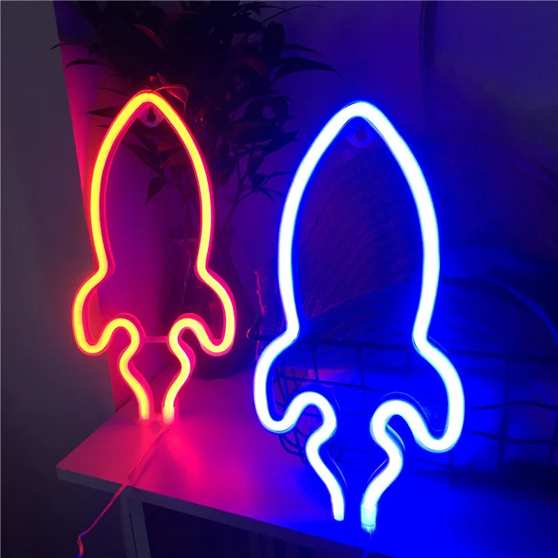 Rainbow Love Neon Sign Light for Bedroom Hanging Wall Party Christmas Decoration Colorful Night Light Neon Bulb Desktop Lamp