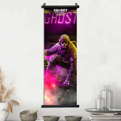 HD Hanging Scroll Call Of Duty Painting Modern Wall Artwork Simon Riley Picture Print Canvas Game Poster Home Decor Living Room