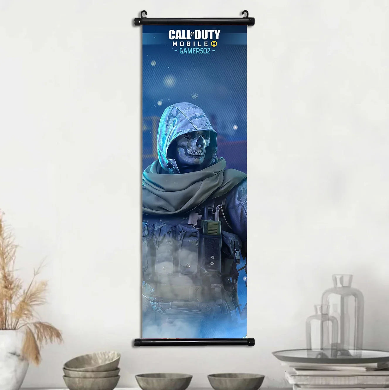 HD Hanging Scroll Call Of Duty Painting Modern Wall Artwork Simon Riley Picture Print Canvas Game Poster Home Decor Living Room