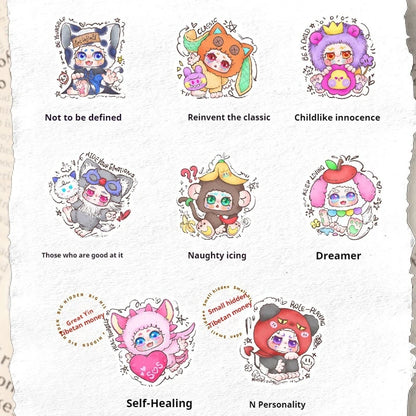 New Genuine Kimmon Regain Myself Series Blind Box Kawaii Doll Desktop Decorative Cute Doll Gift Collection Surprise Toys Gifts