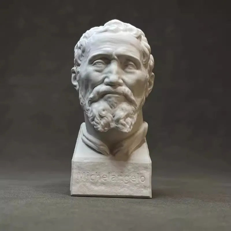 Plaster Statue Character Sculpture Desktop Character Ornaments Bookshelves Decoration Holiday Gifts Home Decoration Accessories