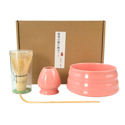 4pcs/set Japanese Style Matcha Tea Set With Tool Rack, Including Bowl, Whisk, Spoon, Great Gift For Ceremony, Traditional Decora
