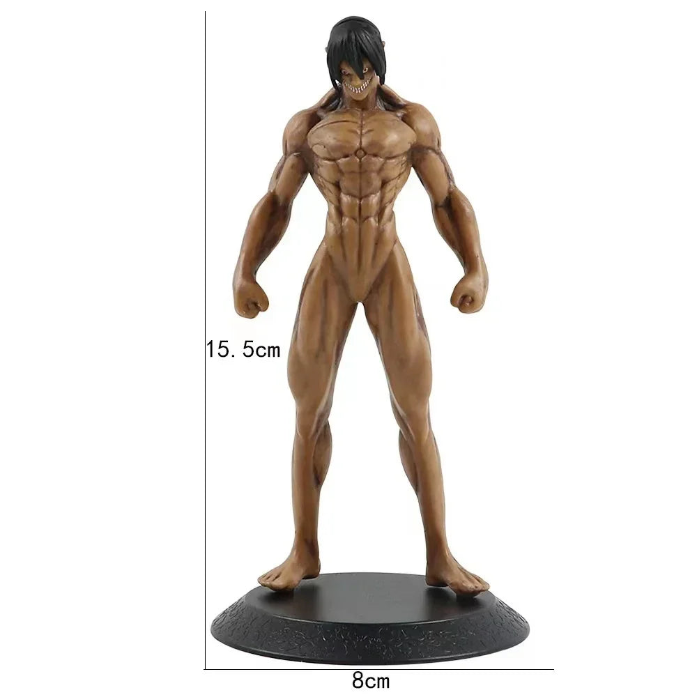 The Founding Titan Figurines Anime Attack On Titan Miniatures Ornaments Eren Jaeger PVC Model Doll Toys Manga Garage Kits Figure