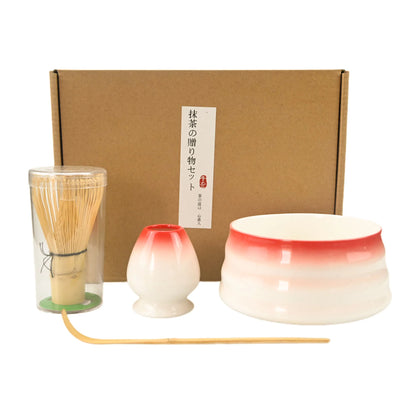 4pcs/set Japanese Style Matcha Tea Set With Tool Rack, Including Bowl, Whisk, Spoon, Great Gift For Ceremony, Traditional Decora