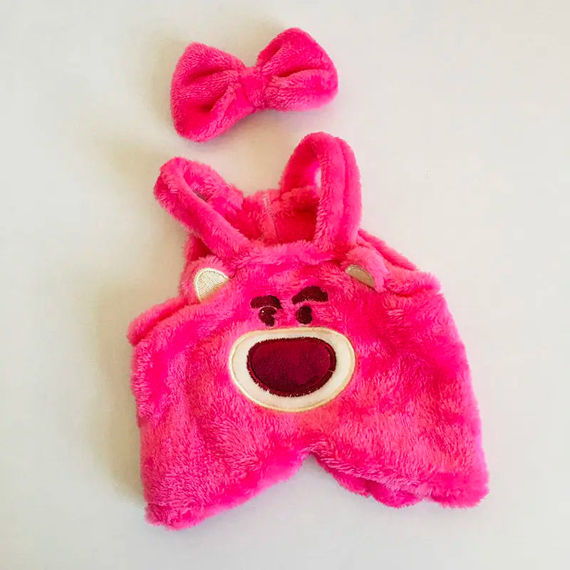 30cm Doll Lina Doll Clothes Plush Toy Set Teddy Bear Kawaii Anime Accessories Dress Up Cute Cartoon Friends Holiday Gift