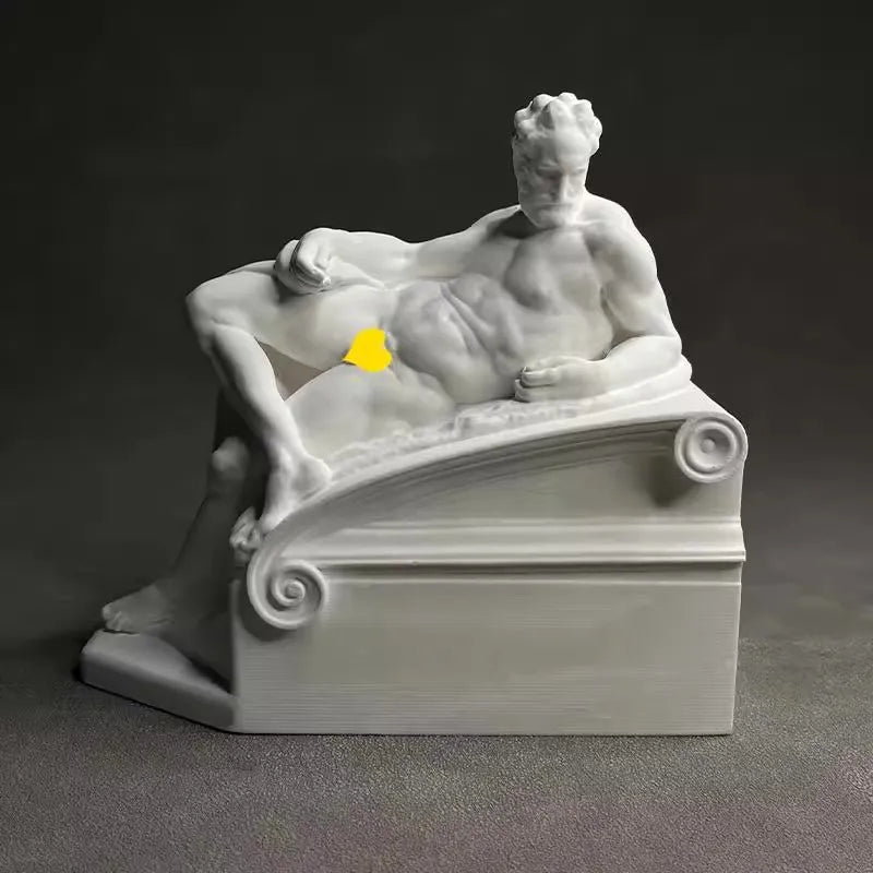 Art Figure Sculpture Plaster Statue Desktop Decorativemodern Home Luxury Decoration Elegant Room Ornament Decor Hogar Accesorios