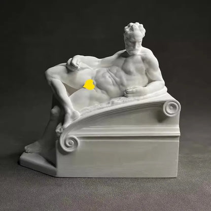 Art Figure Sculpture Plaster Statue Desktop Decorativemodern Home Luxury Decoration Elegant Room Ornament Decor Hogar Accesorios