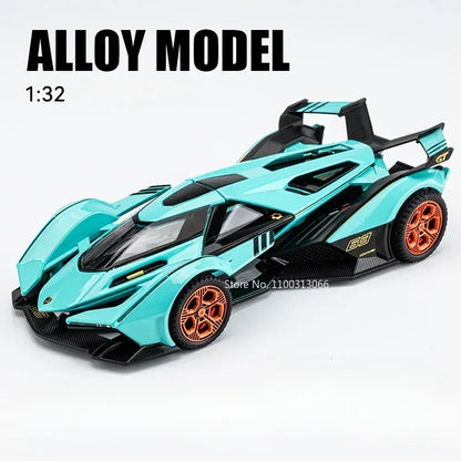 1:32 Lambor V12 LP740 Toys Model Cars Alloy Diecast Vehicles Models with Light Sound Super Sport Car Toy Children Birthday Gifts