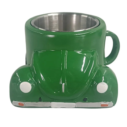 Beetle Car Coffee Mug Funny Semi Truck Heat Resist Coffee Cup Resin Creative Tea Cups Handmade Unique Drinkware for Home Kitchen