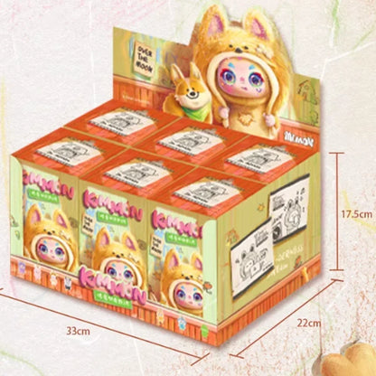 Kimmon Blind Box Mimon Dream of The Field Warm Series Toys  Velvet Time Mystery Box Cute Dolls Decor Bags Pendant Surprise Gifts