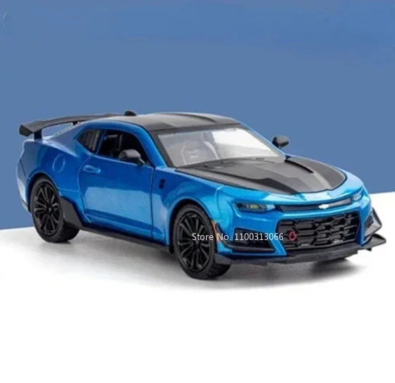 1:24 Alloy Diecasts Lotus EMIRA Camaro Toys Models Cars with Light Sound Sports Car Pull Back Vehicle Models Toy for Child Gifts
